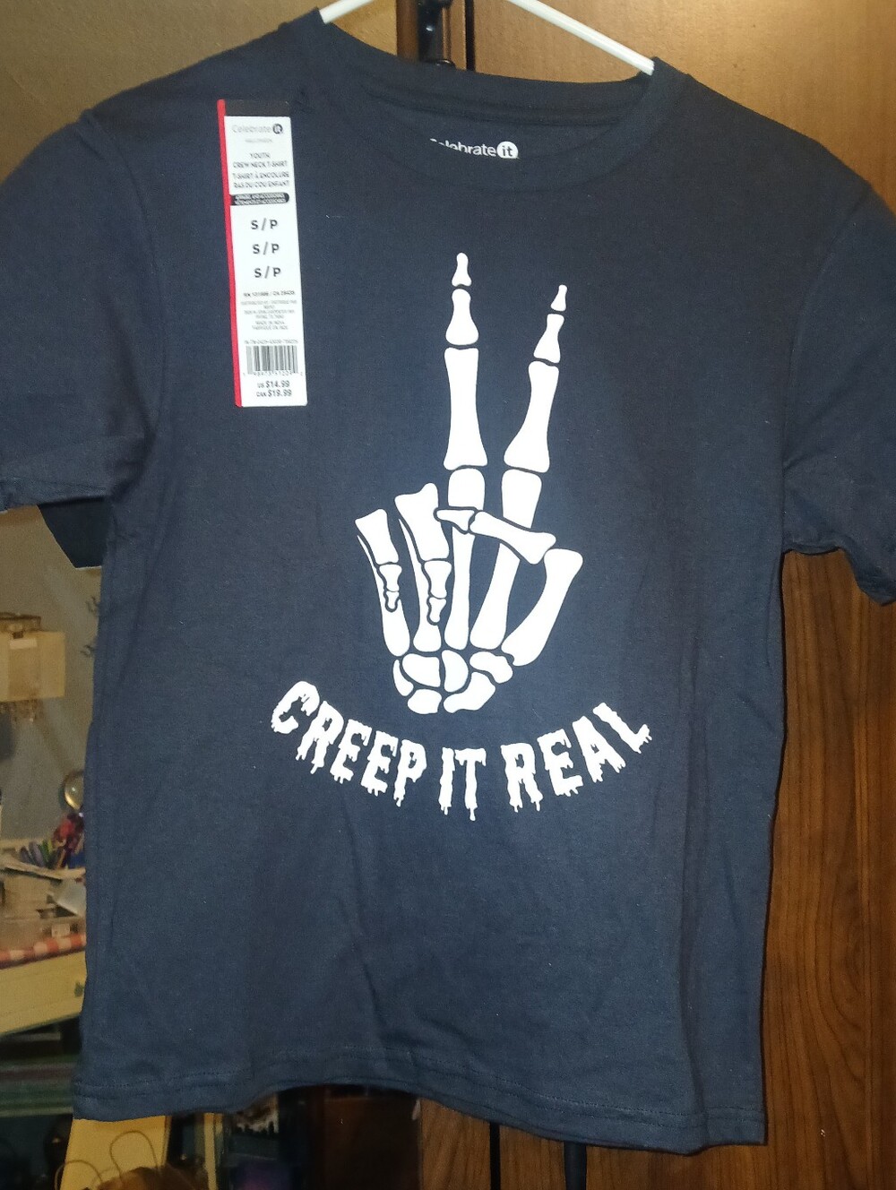 Halloween T-Shirt Youth  Size Small